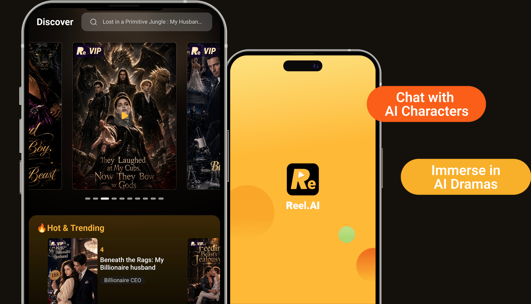 Reel.AI App — Chat with AI Characters, Immerse in AI Dramas